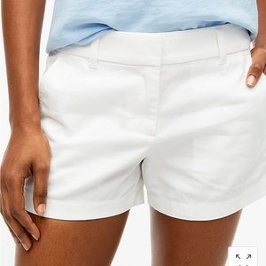 White J Crew Shorts 3.5 inseam